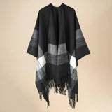 Women’s Boho Open-Front Poncho