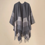 Women’s Boho Open-Front Poncho