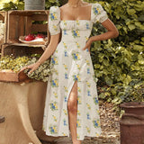 Strap Floral Dress
