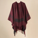 Women’s Boho Open-Front Poncho
