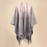 Women’s Boho Open-Front Poncho