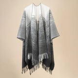 Women’s Boho Open-Front Poncho