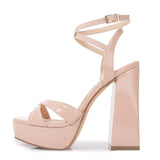 Women's Luxury PU Leather High Heels
