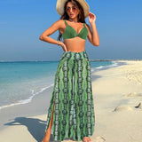 Colorful 3-Piece Swimsuit Set