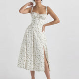 Strap Floral Dress