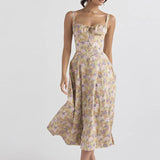 Strap Floral Dress