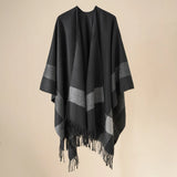 Women’s Boho Open-Front Poncho