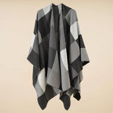 Women’s Boho Open-Front Poncho