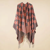 Women’s Boho Open-Front Poncho