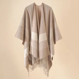 Women’s Boho Open-Front Poncho