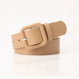 Square Buckle Colorful Belt