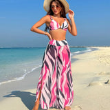 Colorful 3-Piece Swimsuit Set