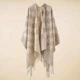 Women’s Boho Open-Front Poncho