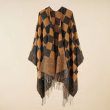 Women’s Boho Open-Front Poncho