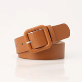 Square Buckle Colorful Belt