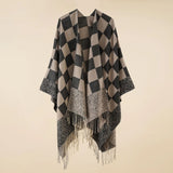 Women’s Boho Open-Front Poncho