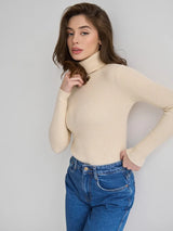 Basic Turtleneck Knitted Sweater