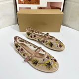 Women’s Mesh Mixed Color Slip-On Flats