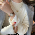 Women’s Fleece-Lined Half-High Neck Pullover