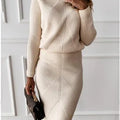 Women’s Slim Skirt Two-Piece Tracksuit Set