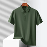 Men’s Summer Solid Color Business T-Shirt