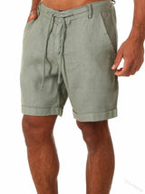 Breathable Thin Linen Cargo Shorts