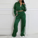 Women’s Long-Sleeve Zipper Tracksuit