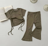 Kids Round Neck Two-Piece Set