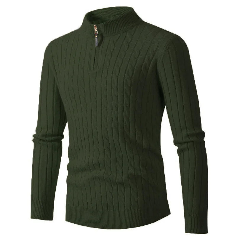 Men’s Long Sleeve Knitted Pullover Sweater