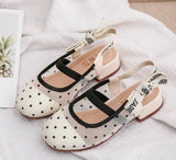 Girls’ Princess Slingback Wedge Sandals