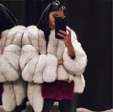 Women’s Faux Fur Long Jacket