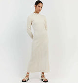 Women’s Slim-Fit Knitted Maxi Dress