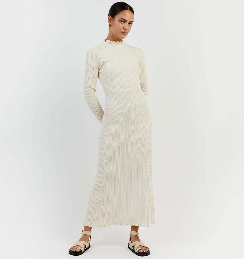 Women’s Slim-Fit Knitted Maxi Dress