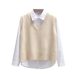 Women’s V-Neck Knit Vest