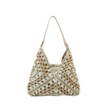 Women’s Handmade Straw Woven Tote Bag