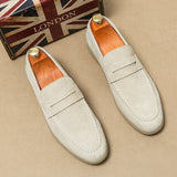 Men’s Genuine Leather Slip-On Loafers