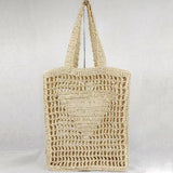 Women’s Straw Tote Bag with Shoulder Straps