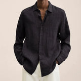 Men’s Long Sleeve Linen Shirt