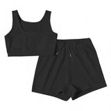 Women's Croptop Two-Piece Set