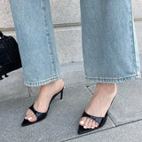 Women's Pointed Slim Heel Sandals
