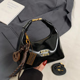 Women’s Retro PU Zipper Handbag