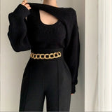 Women’s Knitted 2-Piece Sweater Set