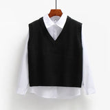 Women’s V-Neck Knit Vest