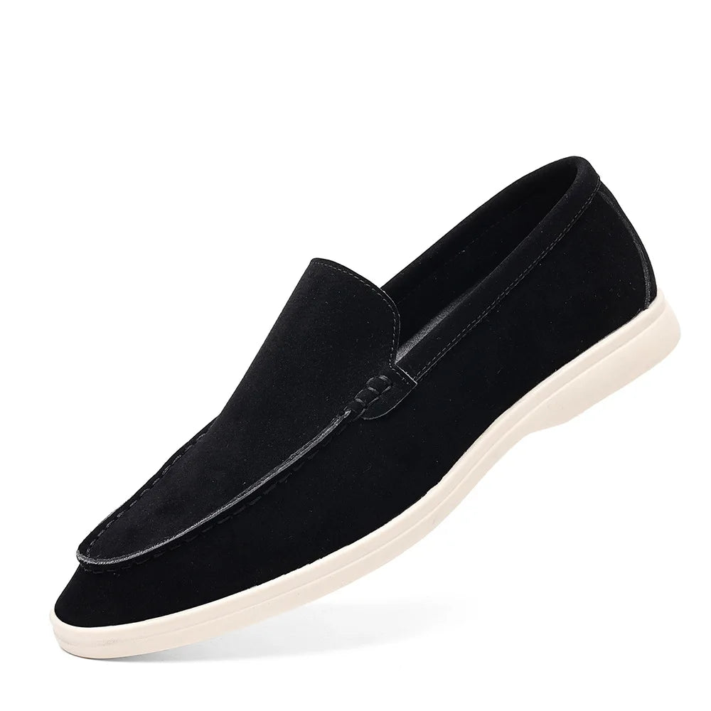 Men's Business Casual Shoes with Cushioned Comfort