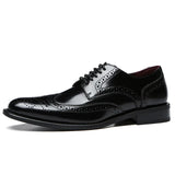 Genuine Leather Oxford Shoes with Anti-Slip Comfort
