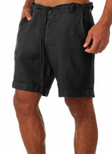 Breathable Thin Linen Cargo Shorts