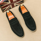 Men’s Genuine Leather Slip-On Loafers