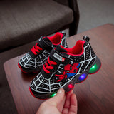 Spiderman LED Flashing Sneakers