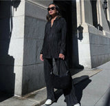Women’s Corduroy Wrinkled 2-Piece Set