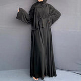 3-Piece Chiffon Abaya Set